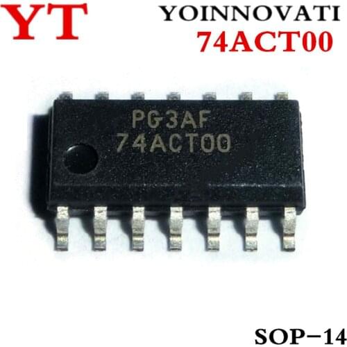 5PCS 74ACT00SCX 74ACT00 SOP-14