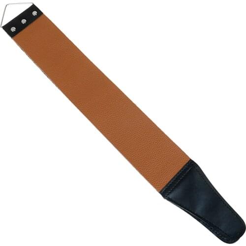 Men Shaving Leather Canvas Strap Barber Straight Razor Cutter Barber Shaving Straps Double Layer Sharpening Strop Belt