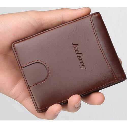 Кошельки Wallet Men Slim Magnetic Card Holder Wallet Pu Leather Money Clip Long Purse Organizer Кошелек Мужской Porte Monnaie