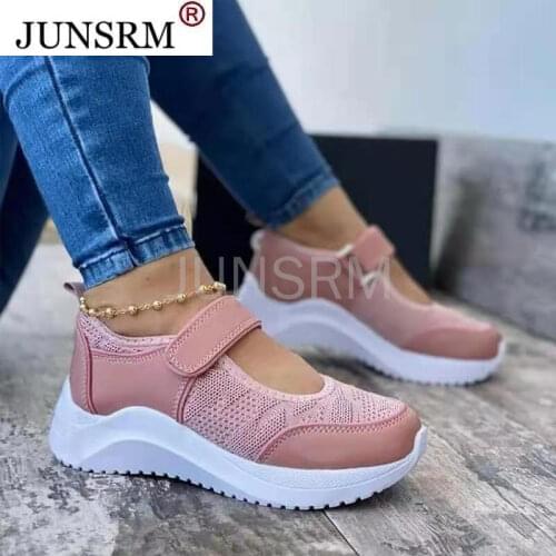 Summer Women Casual Shoes Sneakers Women Shoes 2021 Mesh Breathable Platform Chaussure Femme Non SlipWomen Vulcanize Shoes