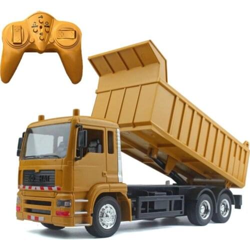 Rc Engineering Remote Control Super Power Dump Car Model Childrens Toys Boys Birthday Xmas Gifts Electric Loader Car