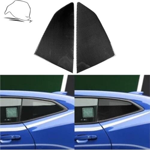 For Chevrolet Camaro 2016 2017 2018 2019 Quarter Window Louvers Spoiler Panel Trim Accessories for Camaro Carbon Fiber Interior