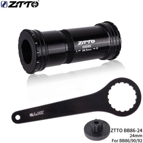 ZTTO mtb bike Bottom Brackets BB86-24 41mm Bottom Brackets Thread lock Mountain Bike Road Bicycle Parts 24mm Crankset chainset