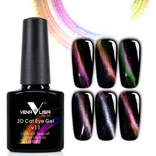 New Arrival 3D Flame Cat Eye Double Line Canni Supply Chameleon Gel Polish Color Change Magnetic Cat Eyes Gel Lacquer