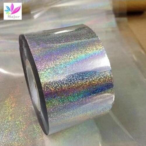 1Roll 120m*4cm sliver point NailTransfer Foils Stickers Nail Art Wraps Decals,DIY Nail Beauty Decals Craft Accessories
