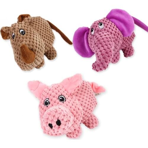 Pet Cotton Rope Bite Chew Plush Flamingo Toys for Small Medium Dogs Soft Fleece Funny Interactive Cats Puppy Dog Toy