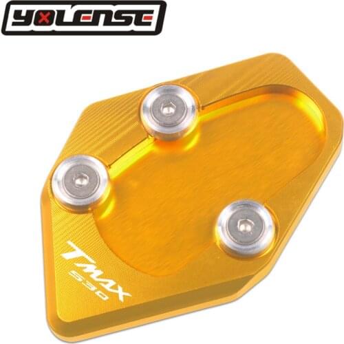 Motorcycle Kickstand Foot Side Stand Extension Pad Support Plate Enlarge For YAMAHA TMAX530 T-MAX530 TMAX 530 T-MAX 2015 2016