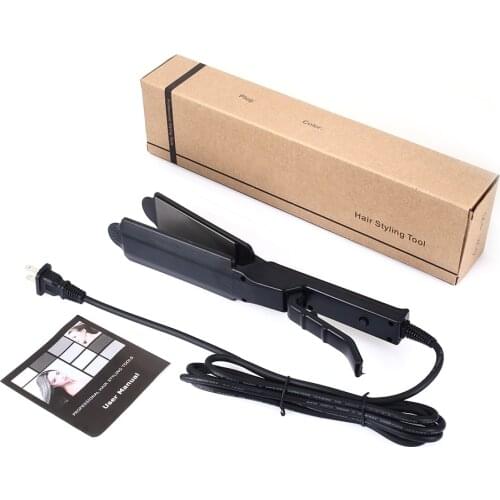 Professional Hair Straightener Fast Heat Up 2 in 1 Flat Iron for Hair Styling Tools 2021 Newest Beard Steam Straightening Iron