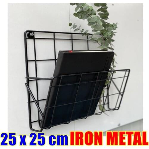 NORDIC MAGAZINE SHELF RACK WALL MOUNTED NEWSPAPER MAILS POSTS CARDS STORAGE HOLDER FOR HOME OFFICE