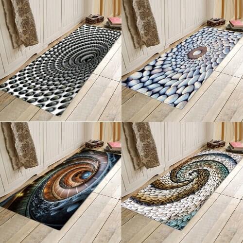 Pebbles, rotating pebbles, 3D pebbles printing home entry floor mat bathroom floor mat kitchen floor mat bed mat