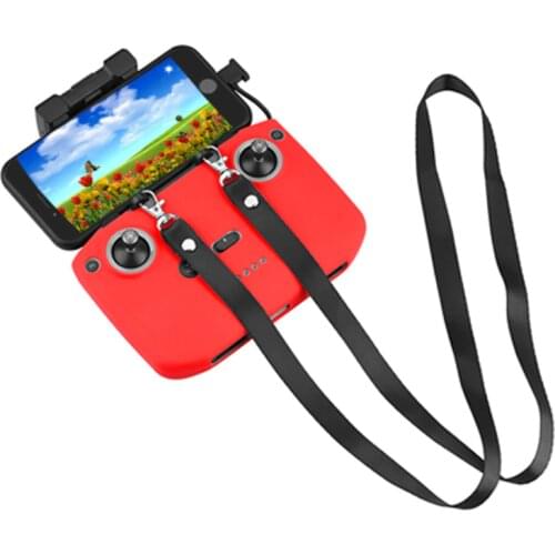 Mavic Mini 2 Drone Accessories Remote Controller Silicon Protective Cover Sleeve Double Hook Bracket with Strap for DJI Mini 2