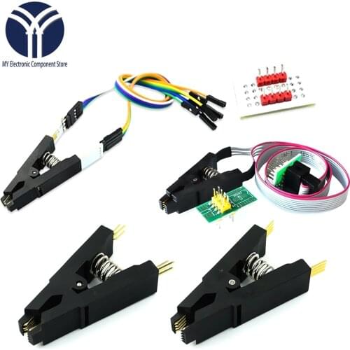 SOIC8 SOP8 Test Clip update version For EEPROM 93CXX / 25CXX / 24CXX in-circuit programming+2 adapters