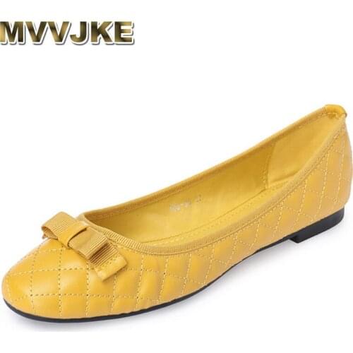MVVJKE new Lady soft sole Flats rain Shoes for drive pregnant woman shoes Women Spring summer Shoes big size 35-41square toeE278