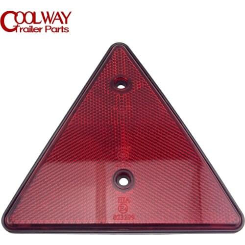 1 PCS High Brightness Triangle Reflector RV Light Lamp Parts RED Camper Caravan Accessories
