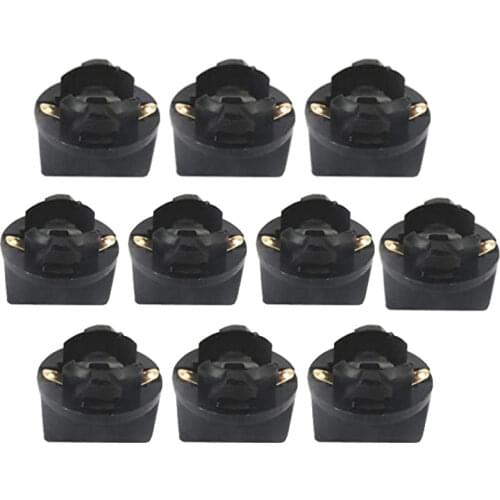 10PCS 194 T10 Socket Pinball Machine Light Bulb Twist Lock Wedge Instrument Base