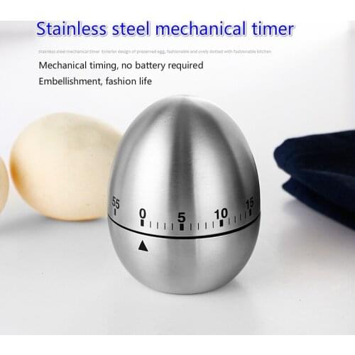 2020 Classic Mechanical Stainless Steel Kitchen Reminder Timer Timer Kitchen Tool Baking Tool cooking timer