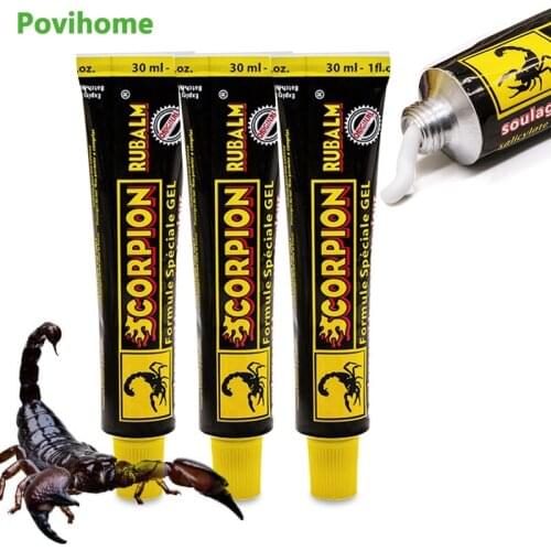 30g Scorpion Ointment Anti Arthritis Rheumatism Ointment Powerful Efficient Joint Pain Relief Neuralgia Acid Stasis Cream 3pcs