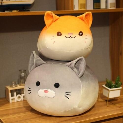 30/40cm New Baby Doll Soft Bread Cat Plush Toy Big Hugging Pillow Cute Raccoon Dolls Stuffed Animal Toys Children Kids Gift