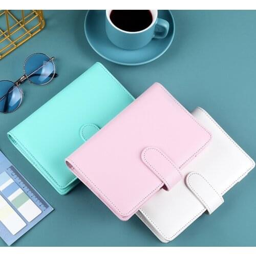 A6/A5 PU Leather DIY Binder Notebook Cover Diary Agenda Planner Bullet Cover School Stationery