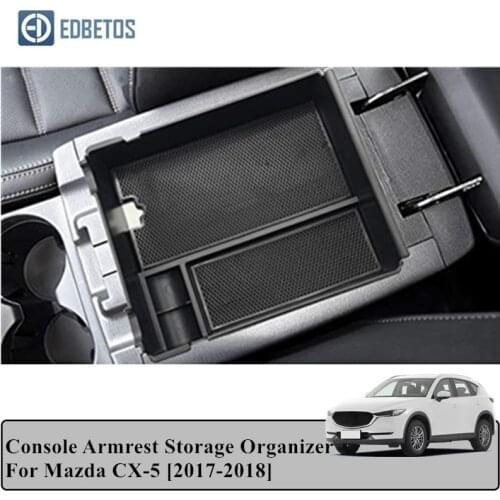 For Mazda CX5 2017 2018 Accessories For Mazda CX5 Car Storage Organizer For Mazda CX5 Armrest Storage Box Container CX 5 CX-5