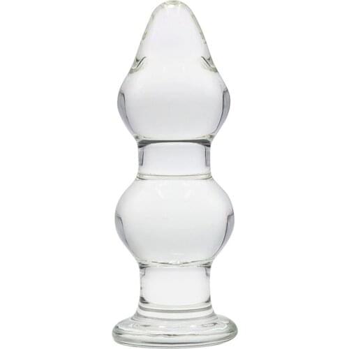 Large Pyrex Glass Anal Beads Big Balls Crystal Dildo Penis Butt Plug Artificial Dick Masturbate Adult Sex Toy for Women Men Gay