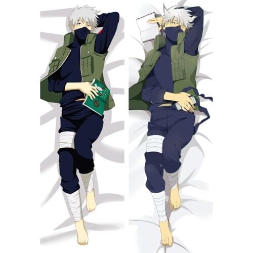 Anime Dakimakura Hatake Kakashi Male Hugging Body Pillow Case Otaku Pillow Cover Home Bedding Pillowcase Peach Skin