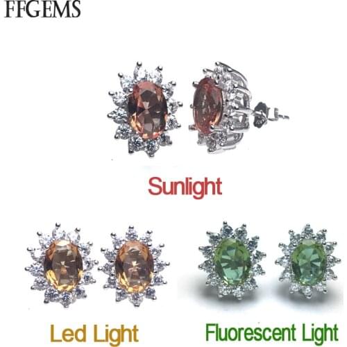 FFGems Women's Gold Earrings