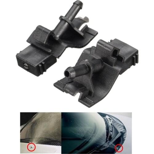R3MD 2pcs Auto Windshield Cleaning Water Spray Jet Washer Nozzles Fit for Camry Corolla 06-15 Parts