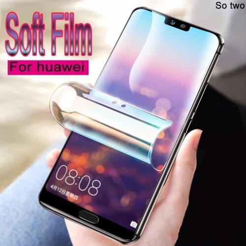 Hydrogel Film Screen Protector Film For Huawei P20 P30 Lite Pro Protective Film For Huawei Mate10 20 Lite Pro Film Not glass