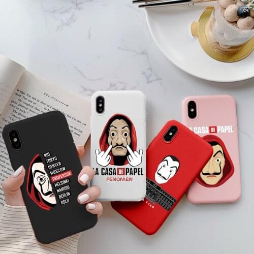 Spain TV La Casa De Papel Case For Xiaomi Poco F3 X3 NFC Redmi Mi Note 10 S 10T 11 9 9S 8 T 7 6 5 Lite Pro Max Money Heist House