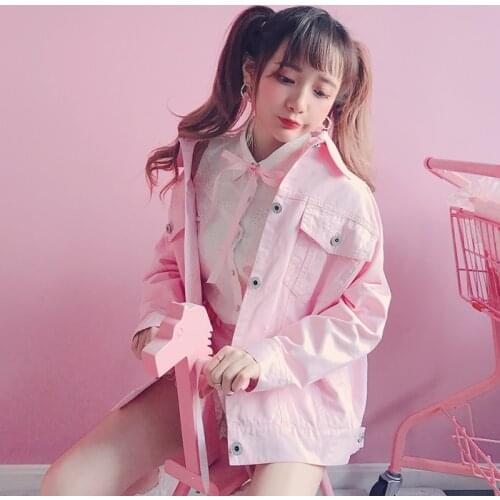 Женские джинсовые куртки Loliloli Yoyo China At AliExpress