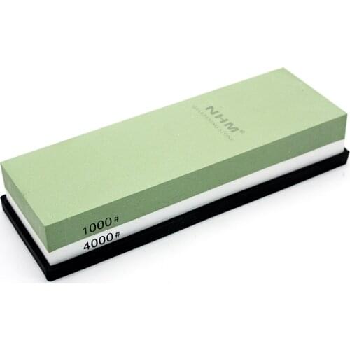 NHM Kitchen knife sharpener sharpening corundum whetstone oil stone honing stones grinding tool grindstone