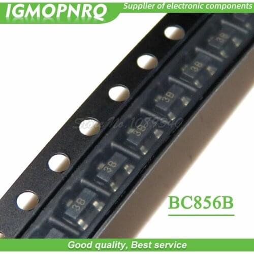 100PCS BC856B SOT23 BC856 SOT SMD SOT-23 3B new transistor