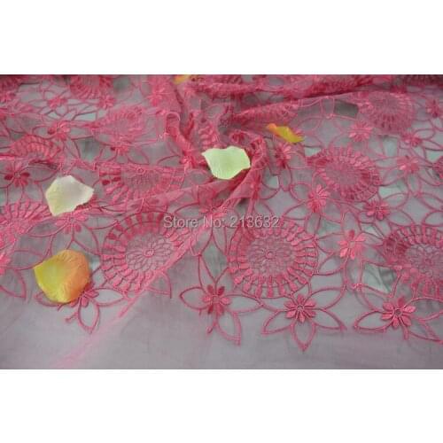 POp98-40 textile Eugen yarn embroidery cotton fabric processing and dyeing Eugen yarn embroidery cotton fabric embroidery tulle