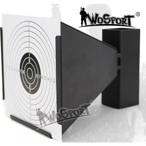 Airsoft Archery Shooting Target Metal Steel Training Plate Bead Collected Tactical Target With 100PCS/Set Shooting Sheet Paper