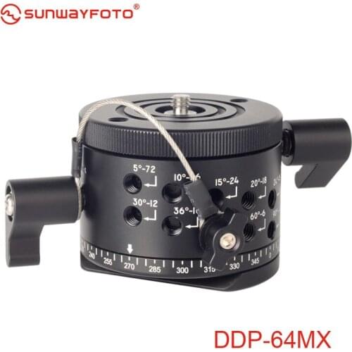 SUNWAYFOTO DDP-64MX Indexing Head For Dslr 360 Panoramic Tripod Head Professional Aluminum Panoramic Tripod Head Indexing Head