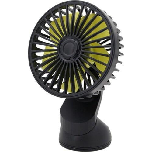 USB Car Fan for Dashboard Air Circulation Fans 12V-24V ABS Three Speeds Summer Cooling Fan High Airflow Fan in Summer Accessori