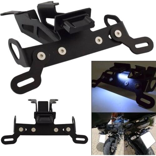 Rear License Number Plate Frame Holder Bracket Tail Tidy Fender Eliminator with LED Light For YAMAHA FJ09 FJ-09 MT-09 Tracer 900