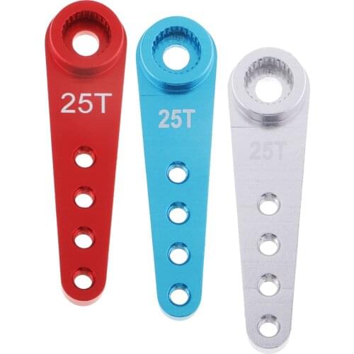 37mm 25T Steering Servo Arm Horn M2.5 Hole for RC Car Boat Helicopter Model Parts 1/10 Redcat TRX4 Axial SCX01 HSP HPI