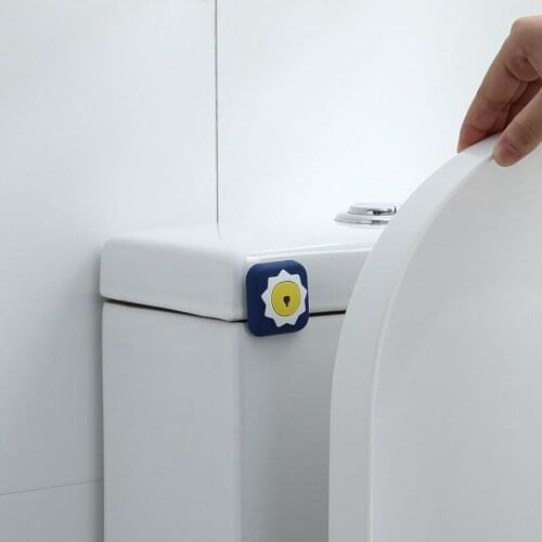 Five in a bag！3078 silicone pad thickened wall door cartoon crash pad toilet mute cushion cushion door crash pad