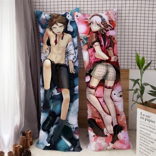Anime Danganronpa Pillow Case Cosplay Dakimakura Cartoon Kawaii Men Women Costume Accessories