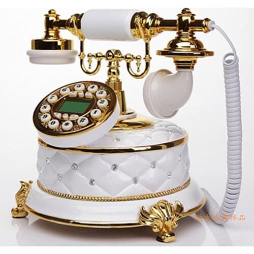 Antique European style of the ancient garden set telephone
