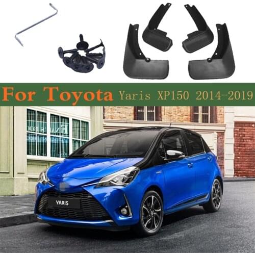 Mudflap Fender Mud Guard Splash Flaps Mudguard Accessories For Toyota Vios Yaris XP150 Hatchback 2019~2014 2018 2017 2016 2015