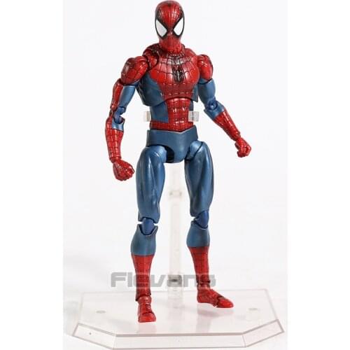 Spider Man The Amazing Spiderman Comic Ver. MAFEX No.075 Action Figure Collectible PVC Model Toy