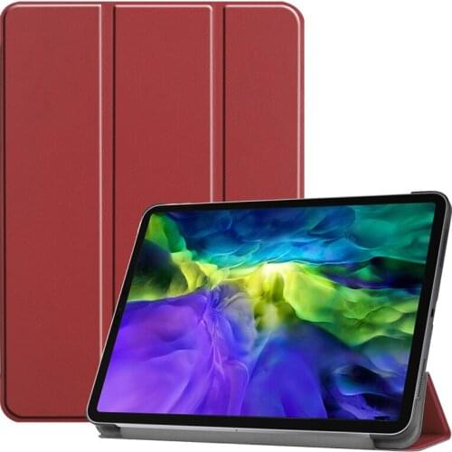 Business Tablet Case For iPad pro 11 inch 2020 Folding PU Leather Flip Stand cover Protective Shell Funda