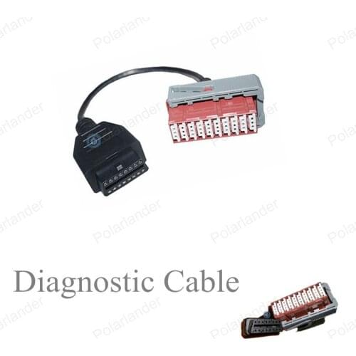 Top Quality 2016 Diagnostic Adapter Connector Car Scanner Cable 30pin to 16 pin OBD2 Interface for P/SA Car Diagnostic Cable