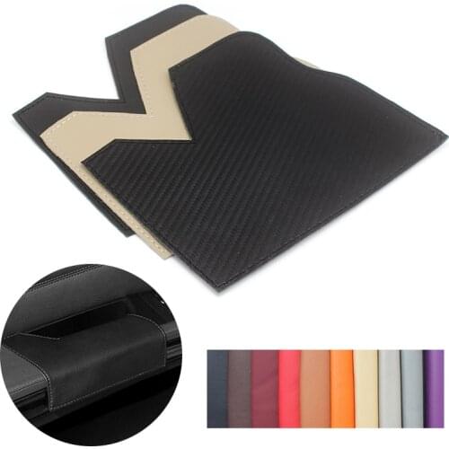 For BMW 5 Series F10 F18 2011 - 2017 Car Interior Driving Side Door Handle Armrest Panel Pull Microfiber Leather Cover