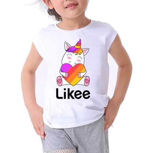 Fashion cartoon likee graphic t shirts boy t shirt tops boys cute animal kids clothes girls shirts children’s clothing t-shirt