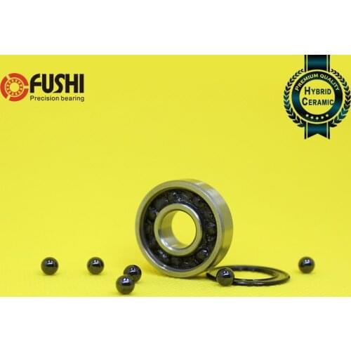6000RS Hybrid Ceramic Bearing 10*26*8 mm ABEC-5 1PC Bicycle Bottom Brackets & Spares 6000 RS 2RS Si3N4 Ball Bearings 6000-2RS