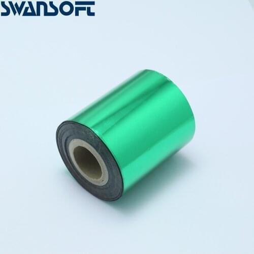 SWANSOFT Gold 8cm*120m Hot Foil Stamping Paper Suit For Stamp Machine DIY Invitation Logo